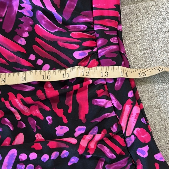 SHORE CLUB ONE PIECE BATHING SUIT PINK AND VIOLET SIZE 16 - Picture 12 of 14